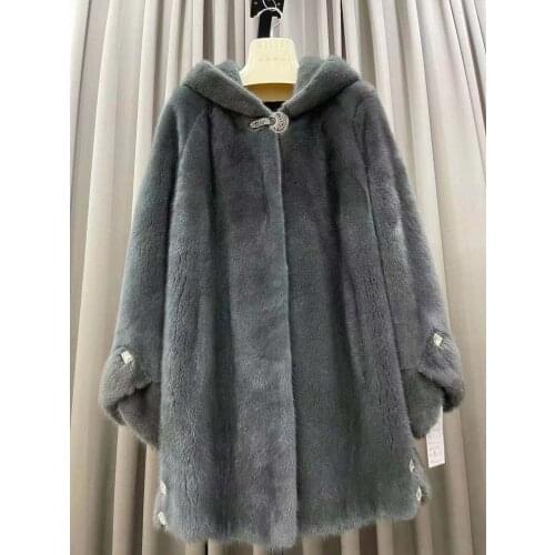 New brand mink coat warm Real fur Short style mink coat Ladies winter warm mink fur jacket New winter fashion fur for 2021