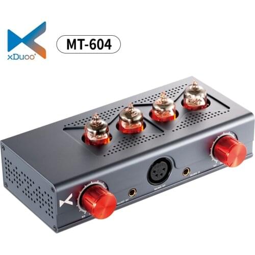 NEW XDUOO MT-604 Balanced Headphone Amplifier 6J1 Pre-amp XLR / 4.4MM Balanced Input / Output Tube + Transistor Hybrid Amplifier