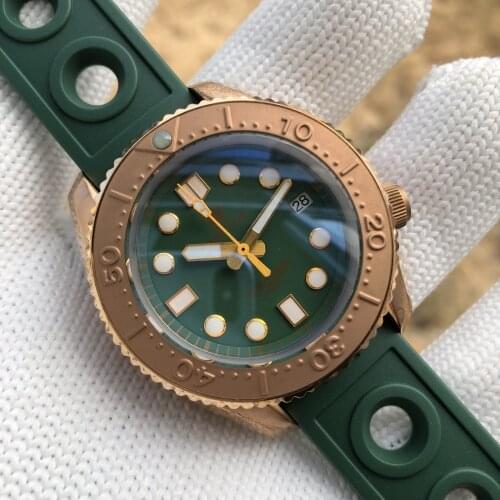 SD1968S STEELDIVE Bronze Dive Watch 2020 New Arrival 300M Waterproof Bronze Bezel NH35 Mechanical Mens Diving Watch