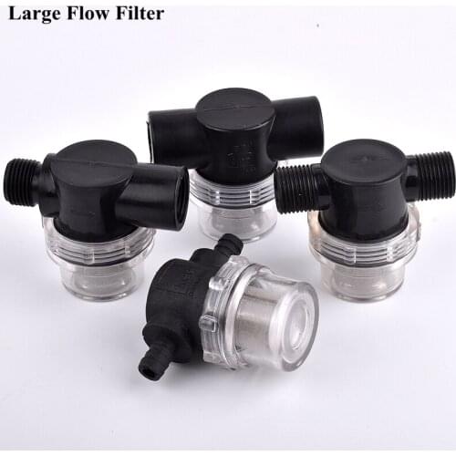 3/8 1/2 Inch Garden Watering Filter Irrigation Large Flow Filter Pipe Connector Aquarium Water Pump Strainer Hose Pagoda Joint