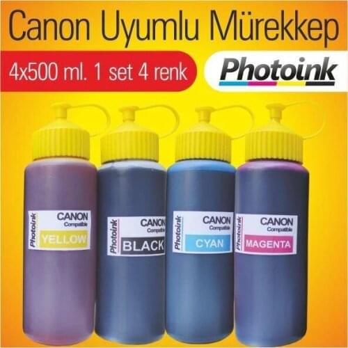 Compatible for Canon Printers 4 Color 500 ml Ink SET 86515392
