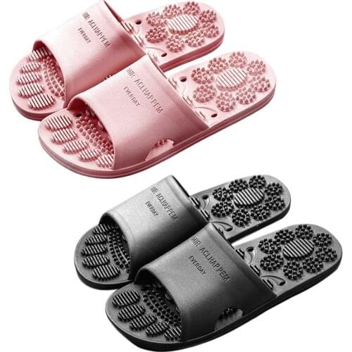 Point Slippers Unisex Women Men Non-Slip Foot Massager Slipper for Home Hotel Health Care Feet Massage