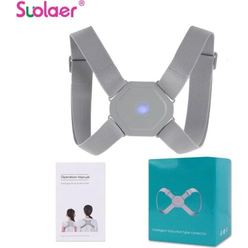 Smart Posture Corrector With Intelligent Sensor Vibration Back Straightener Posture Corrector for Adults & Kids Back Support
