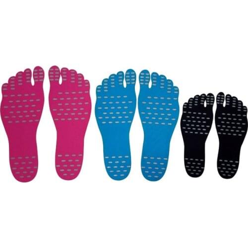 Unisex beach anti-scalding anti-slip foot stick weight loss body insole insole gel pad finger pressure slimming insole