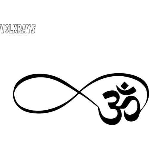 Volkrays Personality Car Sticker Om Aum Symbol Life Accessories Reflective Waterproof Cover Scratches Viny Decal,5cm*15cm