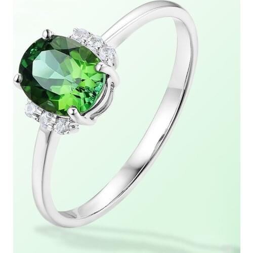 Big Oval Shaped Rose Red Series Stone Women Rings Luxury Ladies Crystal Jewelry for Party Best Mothers Gift Brilliant Ring