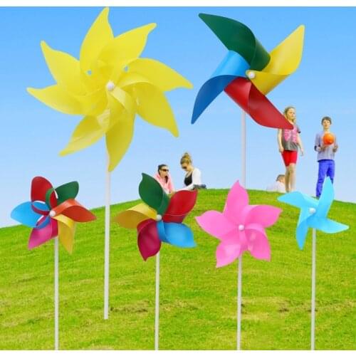 10Set Windmill Pinwheel Wind Spinner Garden Yard Art Decoration Outdoor Toys DIY