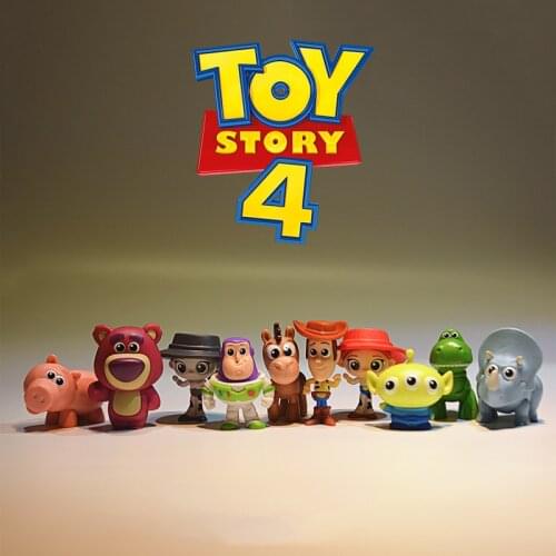 10 Styles Cartoon Toy Story 4 Woody Buzz Lotso Rex Hamm the Piggy Jessie Action Figure Dolls ToyModel Toys Gifts for Kids