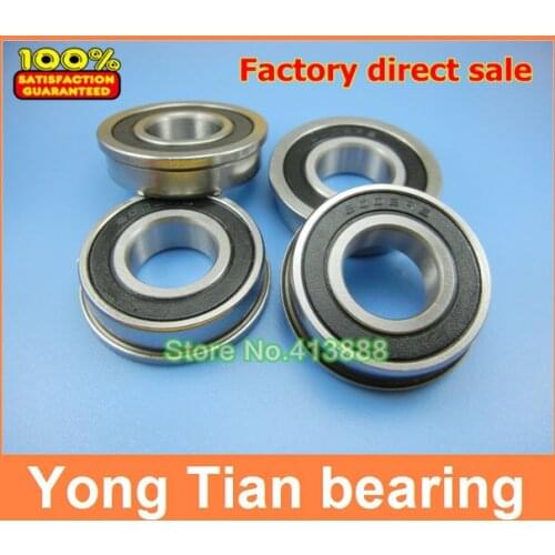 100pcs/lot free shipping Wholesale Flange ball bearing F6004-2RS 15*32*9 mm