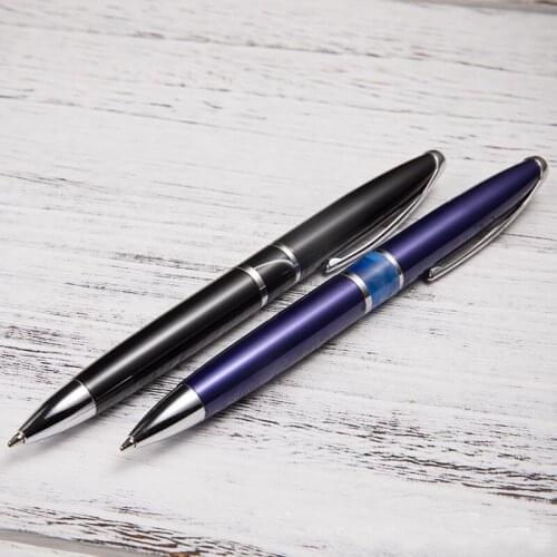 Acrylic metal ballpoint pen in oil advertising gift pen