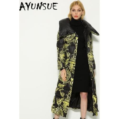 AYUNSUE Fashion Womens Winter Down Jacket Female Winter Parkas 2020 Thick Warm 90% Duck Down Coat Woman Mujeres Abrigos 15582