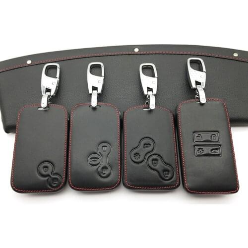 Car key cover for Renault smart remote control 2/3/4 button protection case Kadjar Clio Megane 2 3 4 Koleos Logan Scenic keys