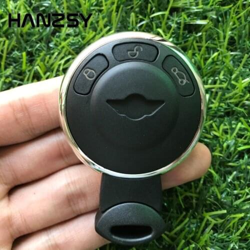 3 button Remote Key Case For BMW Mini Cooper R56 Replacement Keyless Entry Fob Car Smart Key Shell Cover with Uncut blade