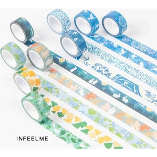 15mm * 7m Cute Kawaii Kyoto Decoration Japanese Nail Decorative Washi Tape DIY Scrapbooking Masking Tape School Office Supply