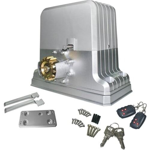 Electric gate opener for access gate 1800KG (1 motor + 1 sensor + 7 meter rack + 1 lights)
