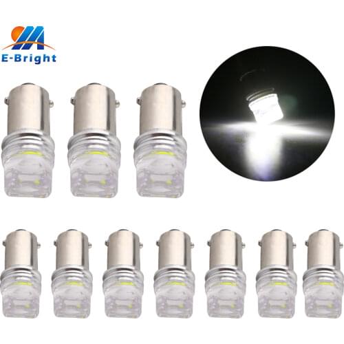 YM E-Bright 10PCS BA9S T4W T11 1206 8 SMD 6V 6.3V AC DC LED Light Nonpolarity Car Styling White Blue Red Amber Green Auto Bulbs