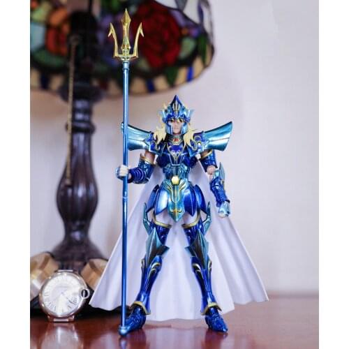 Jmodel Saint Seiya Cloth Myth EX 15th Anniversary ver blue Sea Emperor Poseidon Julian Solo model metal Cloth SJ023