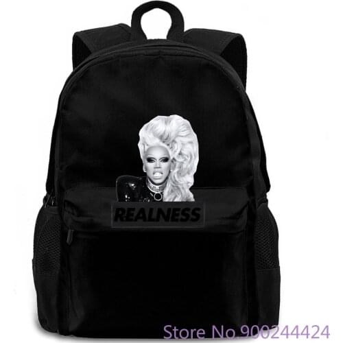 Rupaul Realness Drag Race Gay LGBT Pride Queen Tumblr Slogan Top Fashion Summer Paried backpack
