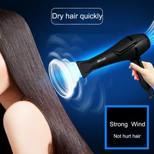 Blu-ray Negative Ion Hair Dryer 8 In 1 Powerful Blow Dryer Cold/hot Wind Strong Salon Professional Blowdryers with Diffuser