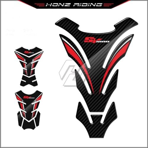 For Suzuki SV1000 SV 1000 Decals 3D Carbon-look Motorcycle Tank Pad Protector Sticker