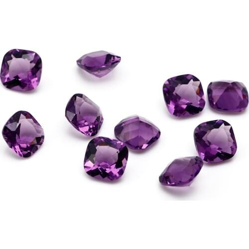 Nano Stone Double-Sided Cutting Square 9X9MM 5 DIY Bare Beads Stone Jewelry Accessories Quality Gem Gift Decoration