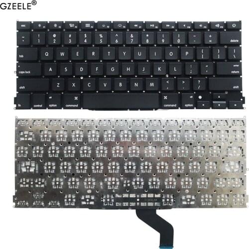 GZEELE New 13" FOR MacBook Pro Retina A1425 US Black Keyboard