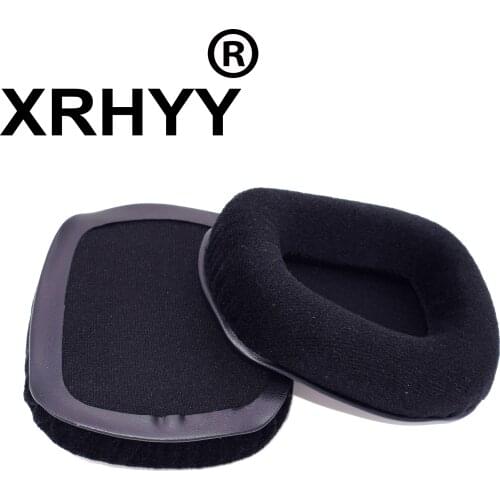 A Pair of Velvet Black lReplacement Headphones Earpads Ear Pads Ear Cushions for Razer Electra Analog Gaming Headsets Headphone