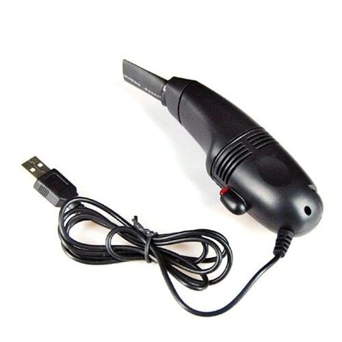 Mini USB Vacuum KEYBOARD DUST cleaner for Laptop PC Computer - Family Office PC keybard cleaner tool-black