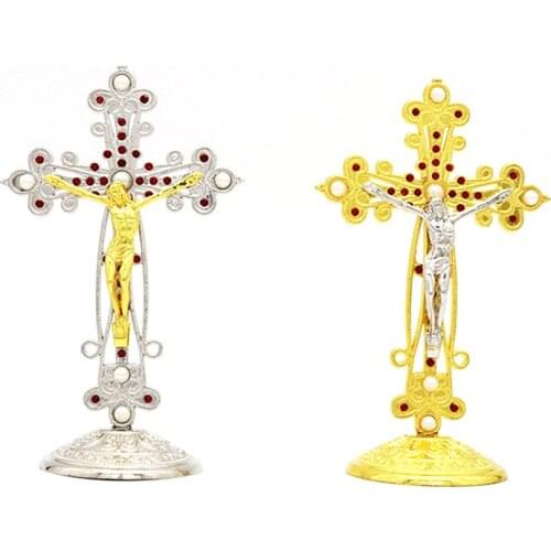 Crucifijo catholic cross jesus christ Rreligious jewelry Adornos para casa decoracion sala crucifix kreuz catolicos religioso