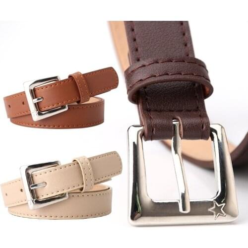 New Womens Fashion Trend Leisure Belts PU Leather Belt Wind Student Jeans Trouser Belt Dress Decorative Belt Waist Belt