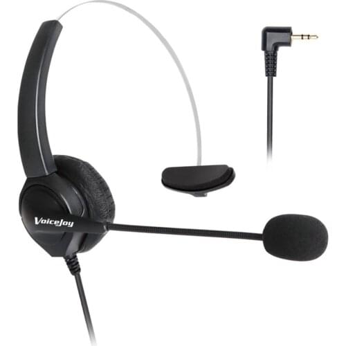2.5mm plug headset Call Center Telephone Headset Noise Cancelling Headphone with Microphone for Linksys SPA 921 SPA 922 Polycom