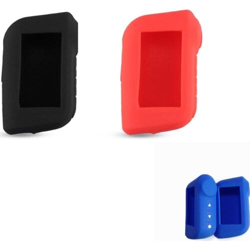 A93 Silicone Key Case For Starline A63 A39 A36 A66 A96 2-Way Car Alarm LCD Remote Control Transmitter Silica Gel Keychain Cover