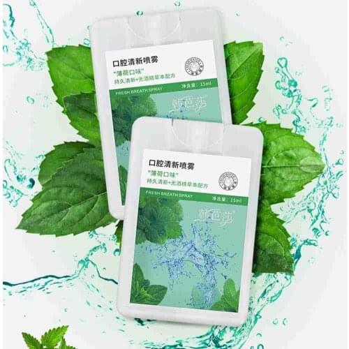 Mouth Oral Spray Female Breath Agent Fresh Anti Smoke Bad Breath Odor Spray Treatment Breath Freshener Oral Hygien