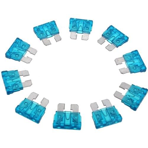 10Pcs/lot 15A Car Fuse PC+Zn alloy Coded Standard ATO/ATC Blade Fuse Univiersal for Auto Car Truck Electrical Supplies