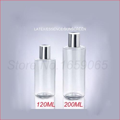 120/200G clean PET plastic Toner bottle empty makeup water cosmetic container Packaging Refillable Bottles