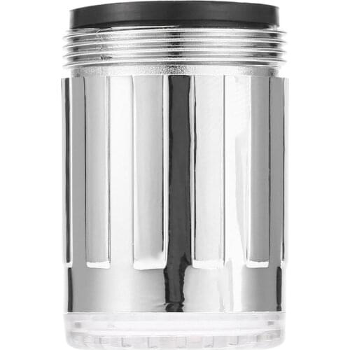 2019 New style Pressure Sensor LED Light Water Faucet Tap 3 Color RGB Glow Shower New