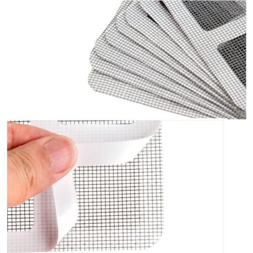 5 Pack Fix Net Window Home Adhesive Antis Mosquito Fly Bug Insect Repair Screen Wall Patch Stickers Mesh Window Screen Practical