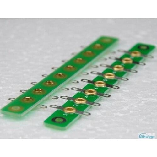 8 Pins PCB Scaffolding Column Silver-plated Soldering Pin Copper Rivets Tube Amplifier DIY HIFI Free Shipping