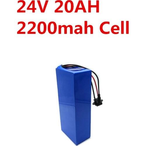 Electric Bike Battery Pack 24v 20ah 25ah 30ah Lithium Battery Pack For Electric Bicycle with charger and bms