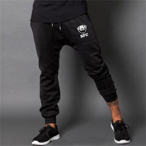 Custom Logo Gym Bodybuilding Pants Fitness Joggers Workout Trousers Black Grey