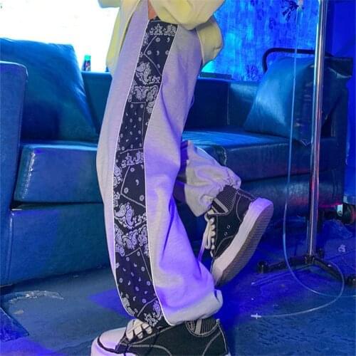 Cool Hip Hop Pants Streetwear Women Autumn Punk Joggers Gothic Trousers Cargo Rock Pants Summer Cargo Pants Casual Pants Girl