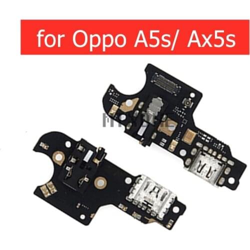 For Oppo A5S/ Ax5s USB Charger Connector Flex Cable Microphone USB Charging Dock PCB Board Flex Cable Repair Parts