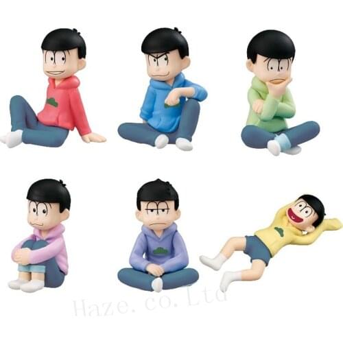 Set of 7pcs Anime Mr.Osomatsu San Karamatsu 4.5cm PVC Figure Figurine