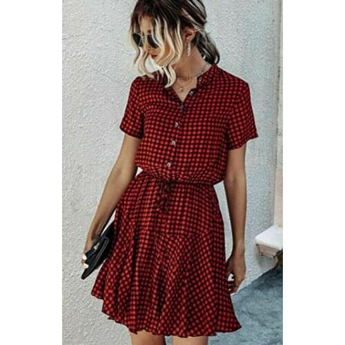 GuliriFei Summer Dresses In A Cage