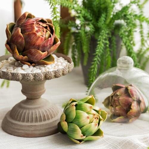 Artificial Pineapple Head SucculentsPlastic Flower Pineapple Head Home Decor Craft Wedding Decoration Artichoke DIY Accessories