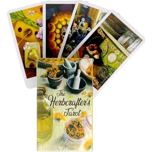 The Herbcrafters Tarot Cards Mystical Guidance Divination Entertainment Partys Board Game Supports Wholesale 78 Sheets/Box