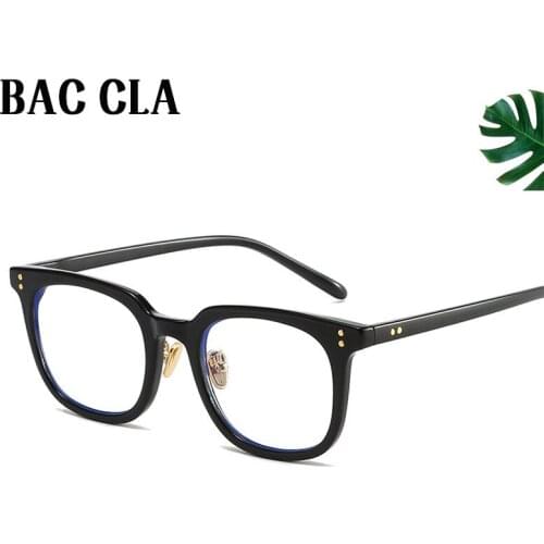 Retro Square Glasses Frame Retro Flat Mirror Anti-blue Light Transparent Lens Glasses Glasses Glasses Frame Unisex Accessories