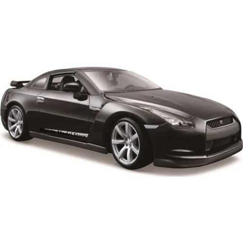 Maisto 1:24 Black 2009 Nissan GT-R(R35) Highly-detailed die-cast precision model car Model collection gift
