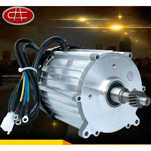 DC48V/60V/72V 1200W 3200rpm Small DC magnetic brushless motor / differential motor / electric scooter motor