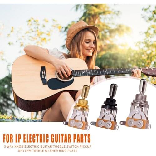 Musical Guitar Selector Toggle Switch 3 Way Enjoyable Instrument Musical Instrument Pickup Supplies for LP EPI Guitar